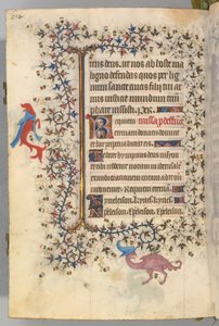 Stundenbuch von Karl dem Edlen, König von Navarra 1361-1425, fol. 321v, Büste des Todes, ca. 1405
