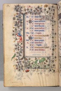 Stundenbuch von Karl dem Edlen, König von Navarra 1361-1425: fol. 6v, Juni, ca. 1405