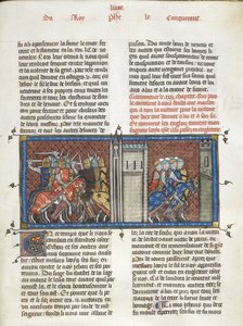Eine Schlacht mit John, König von England, und Ludwig VIII. auf dem Marsch, aus 