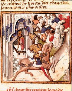 Darstellung von Kadmos, Gründer der Stadt Theben im antiken Griechenland von Master of the Champion des Dames