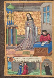 Die unvergleichliche Dame wird zur schönsten Frau erklärt von Master of the Chronique scandaleuse