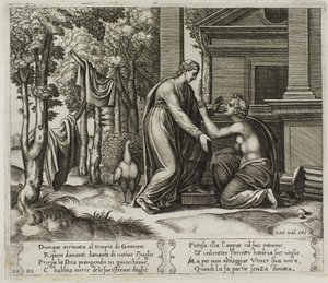 Juno schickt Psyche weg