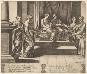 Tafel 3: Psyches zwei Schwestern heiraten Könige, aus 