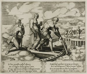 Psyche besteigt Charons Boot von Master of the Die