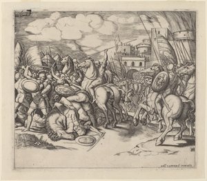 Der Sieg des Scipio über Syphax von Master of the Die