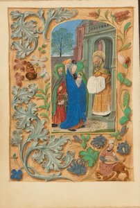 Die Darstellung im Tempel von Master of the Dresden Prayer Book