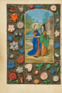 Die Heimsuchung von Master of the Dresden Prayer Book