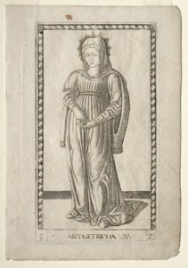 Arithmetik (aus der Tarocchi-Serie C: Freie Künste, #25) von Master of the E Series Tarocchi