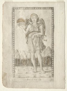 Genius der Welt aus dem Tarocchi, Serie B: Kosmische Prinzipien & Tugenden, #33, vor 1467