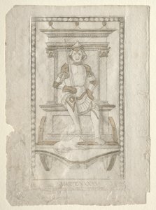 Mars aus den Tarocchi, Serie A: Firmamente des Universums, Nr. 45 von Master of the E Series Tarocchi