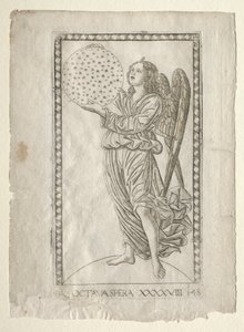 Der Engel der achten Sphäre aus dem Tarocchi, Serie A..., vor 1467