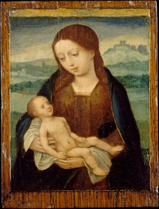 Jungfrau und Kind, ca. 1525-50 von Master of the Female Half Lengths