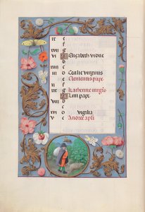 Stundenbuch der Königin Isabella der Katholischen, Königin von Spanien: Fol. 12v, November, ca. 1500