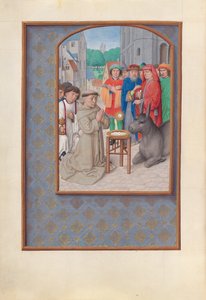 Stundenbuch von Königin Isabella der Katholischen, Königin von Spanien: Fol. 187v, St. Antonius von Padua, ca. 1500 von Master of the First Prayerbook of Maximillian