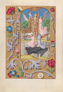 Stundenbuch der Königin Isabella der Katholischen, Königin von Spanien: Fol. 193v, St. Maria Magdalena, um 1500 von Master of the First Prayerbook of Maximillian
