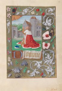 Stundenbuch der Königin Isabella der Katholischen, Königin von Spanien: Fol. 200r, David
