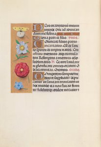 Stunden der Königin Isabella der Katholischen, Königin von Spanien: Fol. 21v, ca. 1500 von Master of the First Prayerbook of Maximillian