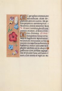 Stundenbuch der Königin Isabella der Katholischen, Königin von Spanien: Fol. 22v, um 1500 von Master of the First Prayerbook of Maximillian