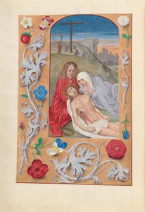 Stunden der Königin Isabella der Katholischen, Königin von Spanien: Fol. 260v, Klage, ca. 1500 von Master of the First Prayerbook of Maximillian