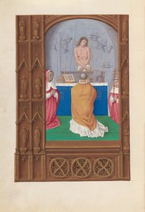 Stunden der Königin Isabella der Katholischen, Königin von Spanien: Fol. 264v, Messe des Hl. Gregor, ca. 1500