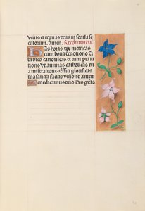 Stundenbuch der Königin Isabella der Katholischen, Königin von Spanien: Fol. 30r, um 1500 von Master of the First Prayerbook of Maximillian