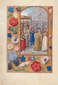 Stundenbuch von Königin Isabella der Katholischen, Königin von Spanien: Fol. 43v, Prozession des Sakraments