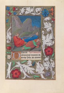 Stundenbuch von Königin Isabella der Katholischen, Königin von Spanien: Fol. 57r, Agonie im Garten
