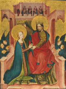 Krönung der Jungfrau von Master of the Fröndenberg Altarpiece