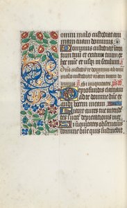 Stundenbuch Gebrauch von Rouen: fol. 105v, ca. 1470