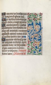 Stundenbuch Gebrauch von Rouen: fol. 107r, um 1470 von Master of the Geneva Latini