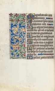 Stundenbuch Gebrauch von Rouen: fol. 107v, um 1470