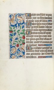 Stundenbuch Gebrauch von Rouen: fol. 108v, ca. 1470