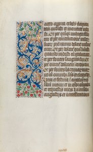 Stundenbuch Gebrauch von Rouen: fol. 20v, ca. 1470 von Master of the Geneva Latini
