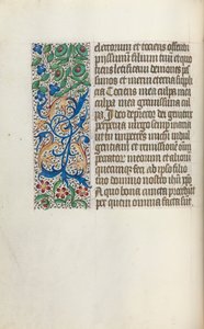 Stundenbuch Gebrauch von Rouen: fol. 25v, ca. 1470 von Master of the Geneva Latini