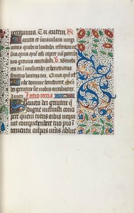 Stundenbuch Gebrauch von Rouen: fol. 36r, um 1470