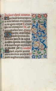 Stundenbuch Gebrauch von Rouen: fol. 50r, um 1470 von Master of the Geneva Latini