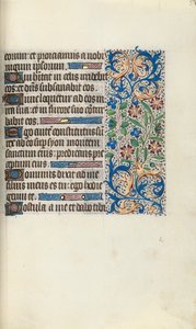 Stundenbuch Gebrauch von Rouen: fol. 58r, um 1470 von Master of the Geneva Latini
