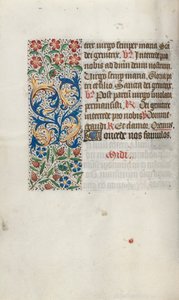 Stundenbuch Gebrauch von Rouen: fol. 63v, ca. 1470