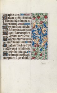 Stundenbuch Gebrauch von Rouen: fol. 69r, um 1470 von Master of the Geneva Latini