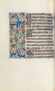 Stundenbuch Gebrauch von Rouen: fol. 74v, ca. 1470 von Master of the Geneva Latini