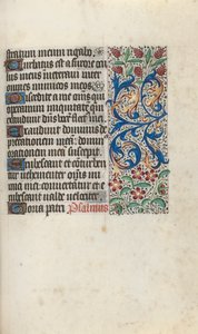 Stundenbuch Gebrauch von Rouen: fol. 81r, um 1470 von Master of the Geneva Latini