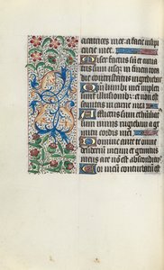 Stundenbuch Gebrauch von Rouen: fol. 83v, um 1470 von Master of the Geneva Latini