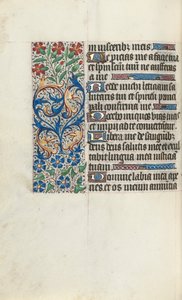 Stundenbuch Gebrauch von Rouen: fol. 86v, ca. 1470 von Master of the Geneva Latini