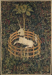 Das Einhorn in Gefangenschaft von Master of the Hunt of the