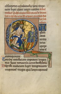Initiale Q: David vor Saul