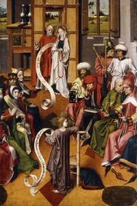Die Darstellung im Tempel von Master of the Iserlohn Altar