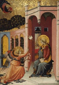 Verkündigung, Florentiner Schule, ca. 1430-40 von Master of the Judgement of Paris