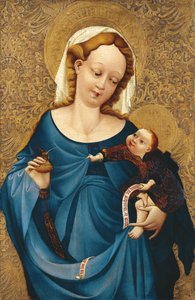 Madonna mit dem Tintenfass, ca. 1430 von Master of the Middle Rhine