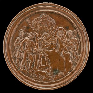 Meleager jagt den kalydonischen Eber von Master of the Orpheus Legend