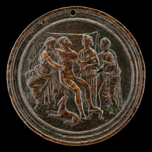 Meleager und Atalante von Master of the Orpheus Legend